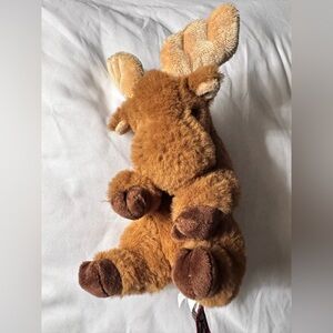 DOUGLAS  Plush Lil’ Baby Moose Toy - Brown